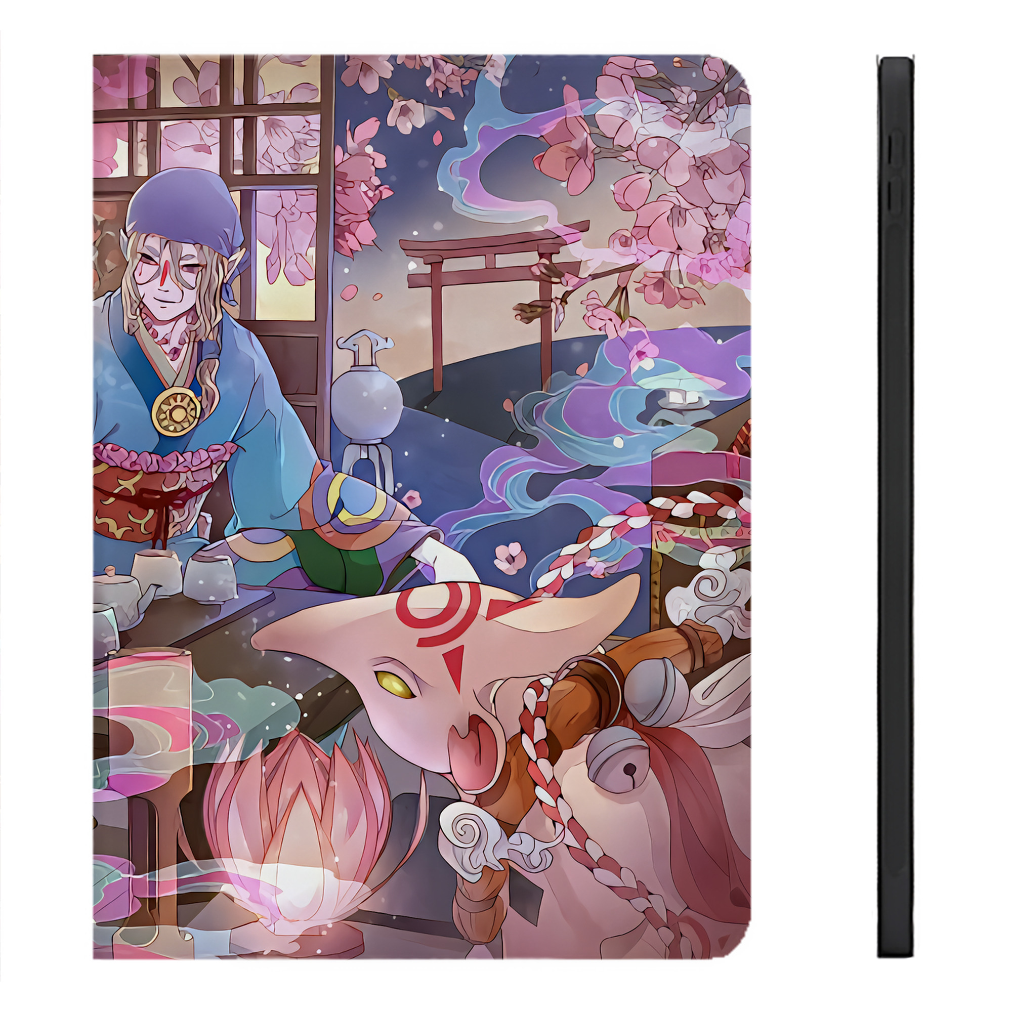 （画像用） 刀剣乱舞 Touken Ranbu IPadケース ペンホルダー付き ブックスタイルデザイン